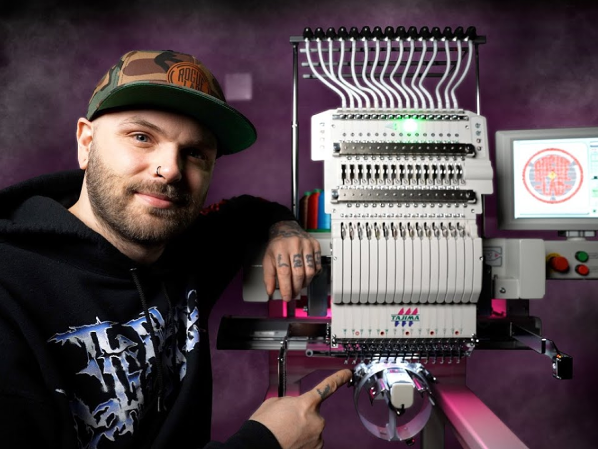 This Embroidery Machine Is AMAZING! Tajima TMEZ First Impression