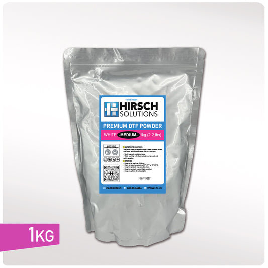 Hirsch Premium White DTF Powder - Medium - 1KG