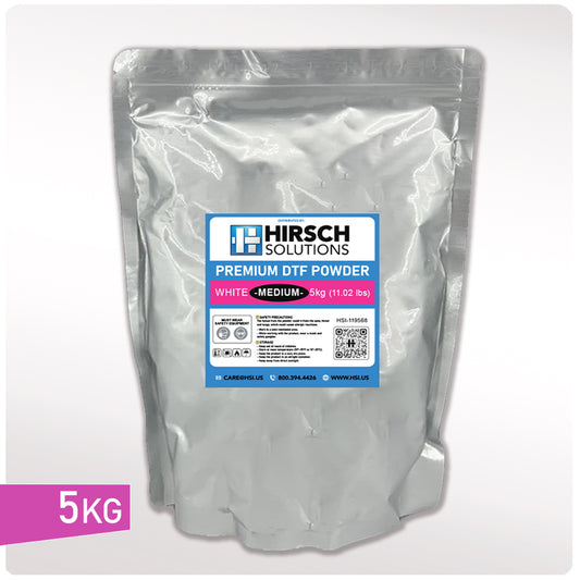 Hirsch Premium White DTF Powder - Medium - 5kg
