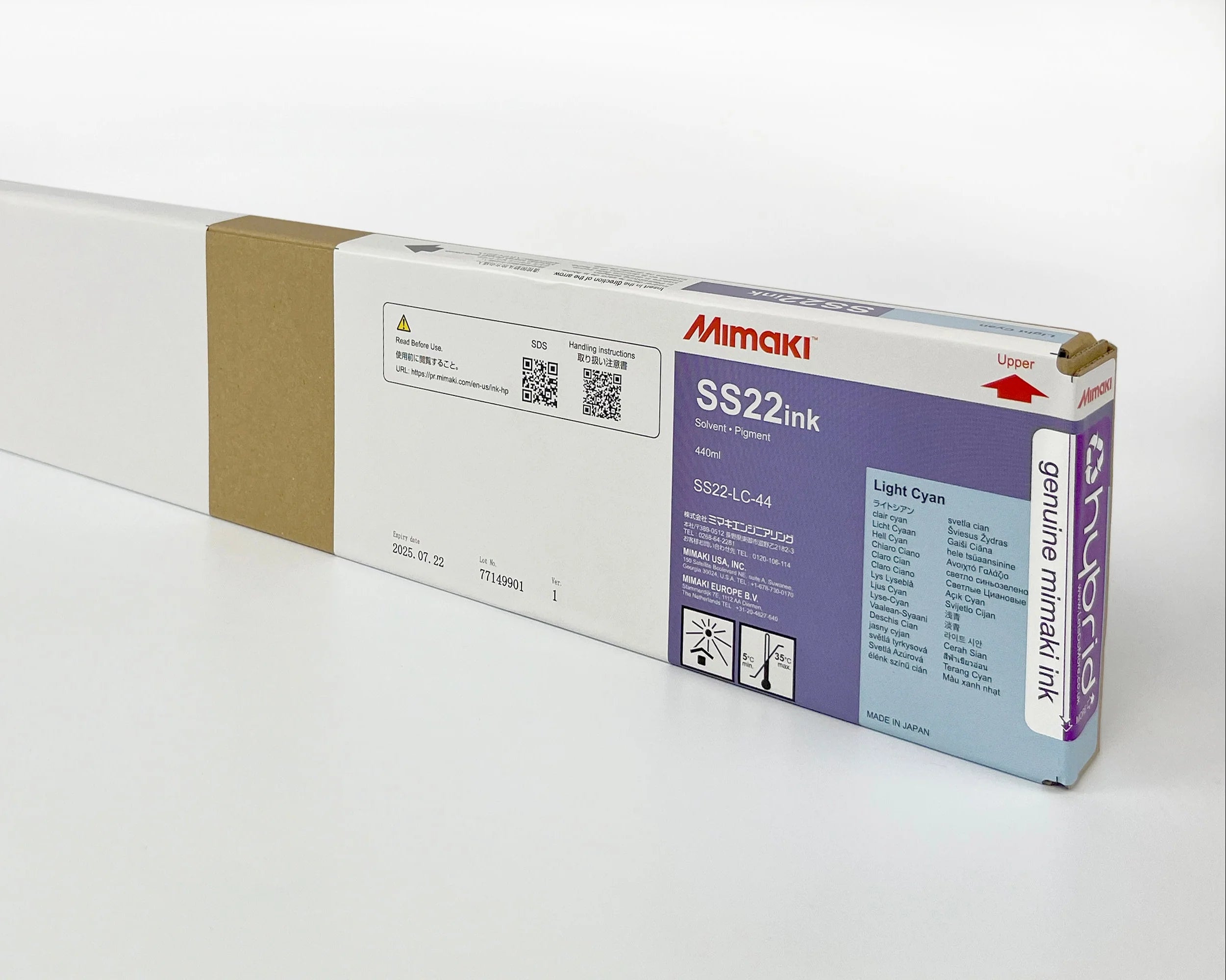 mimaki SS21インク 440ml 12本まとめ売り Mimaki SS21 440ml OEM Matched Ink Made in the USA