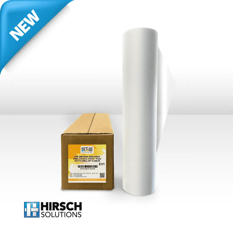 STS Inks 51″ DTF Film Instant Hot / Cold Peeling Double Sided Matte (EV1)